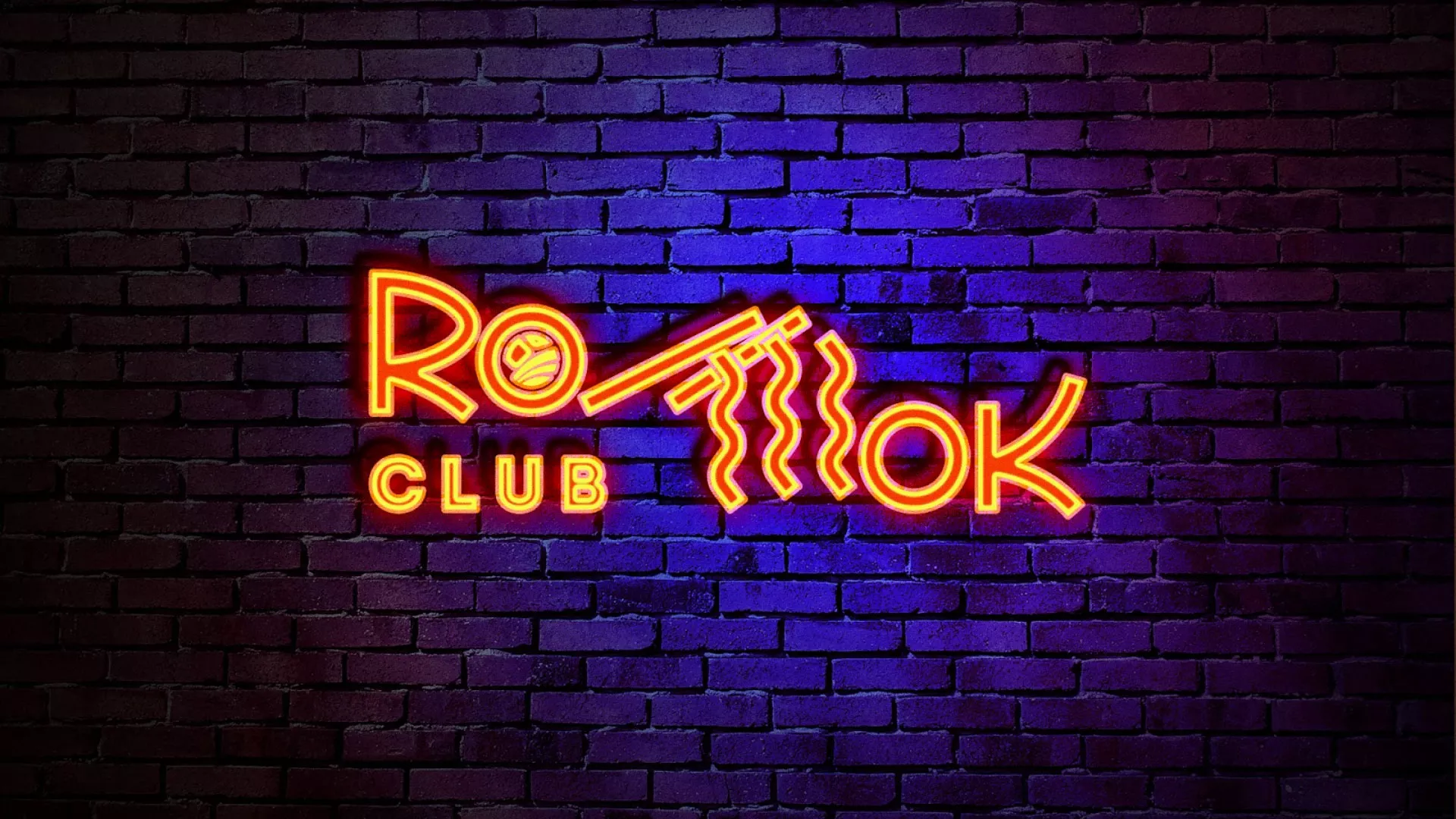 Разработка интерьерной вывески суши-бара «Roll Wok Club» в Ельне