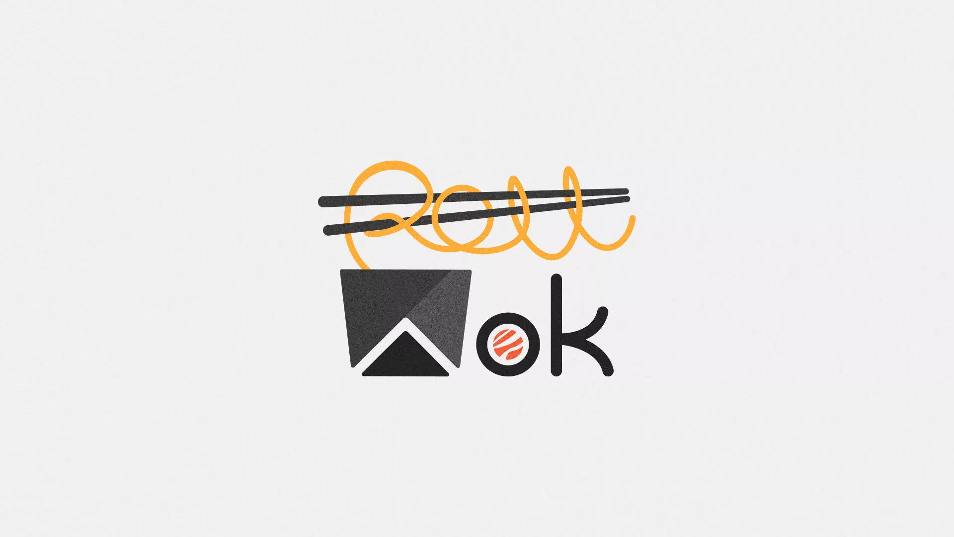 Разработка логотипа в Ельне для суши-бара «Roll Wok Club» Разработка логотипа в Ельне для суши-бара «Roll Wok Club»